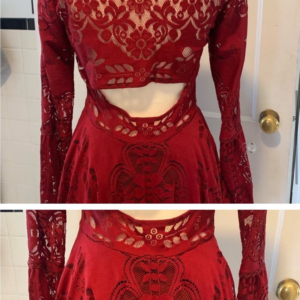 Free people | lovers folk song dress red
